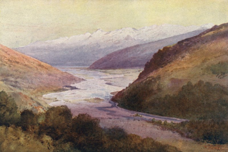 New Zealand: The Rees Valley and Richardson Range by Frank H Wright