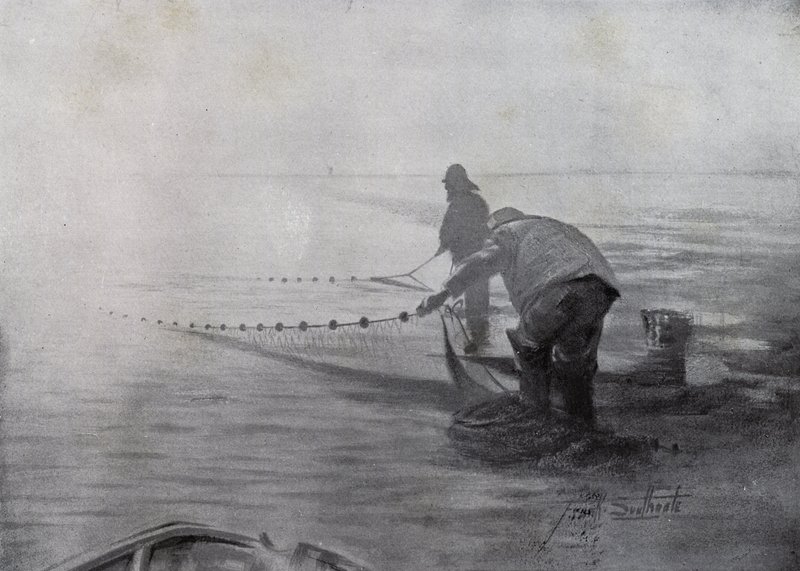 Norfolk Broads: Smelt-Fishing, Breydon by Frank Southgate