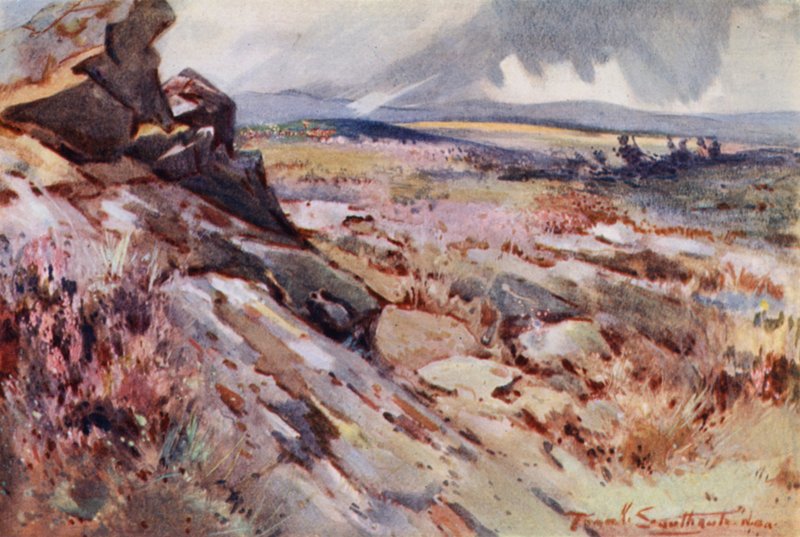 On the Roman Wall by Frank Southgate