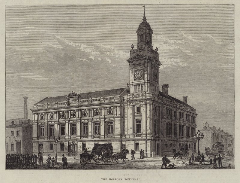 The Holborn Townhall by Frank Watkins