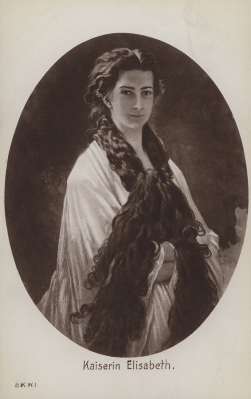 Elisabeth of Bavaria, Consort of Emperor Franz Joseph I of Austria by Franz Xaver  Winterhalter (after)