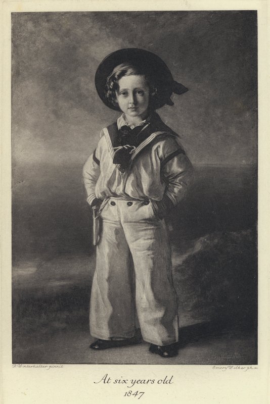 King Edward VII as a Child, Aged Six by Franz Xaver  Winterhalter (after)