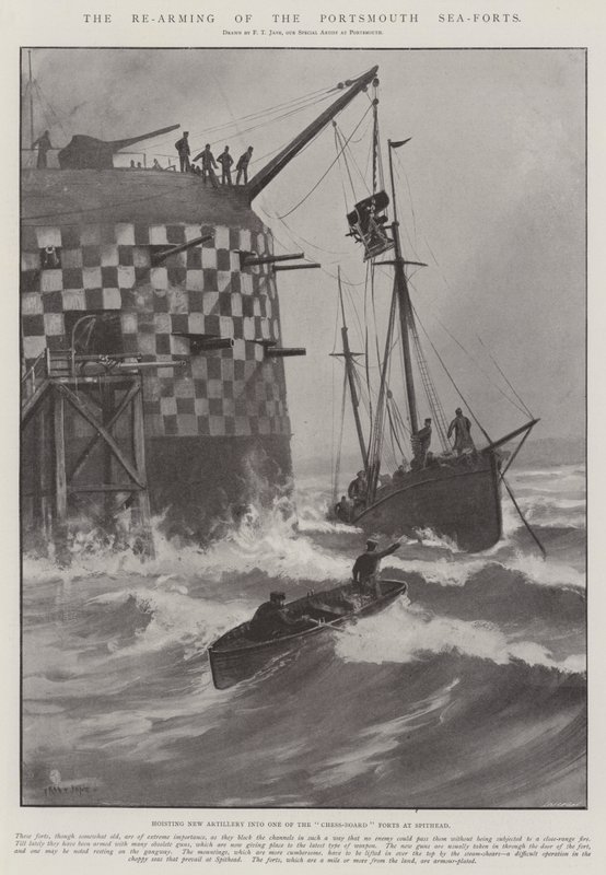 The Re-Arming of the Portsmouth Sea-Forts by Fred T. Jane