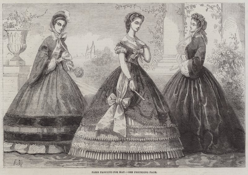 Paris Fashions for May by Frederic Theodore Lix