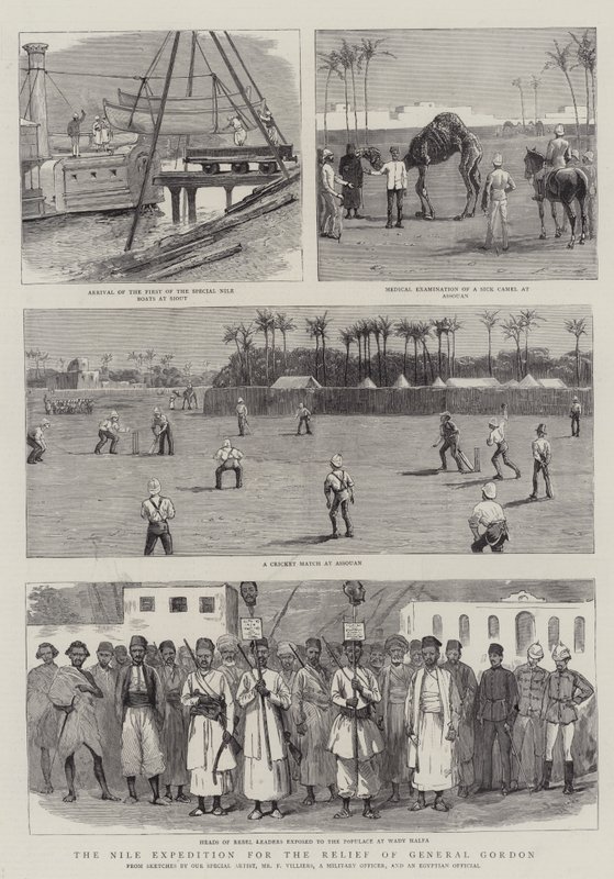 The Nile Expedition for the Relief of General Gordon by Frederic Villiers