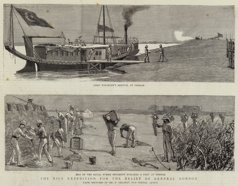 The Nile Expedition for the Relief of General Gordon by Frederic Villiers