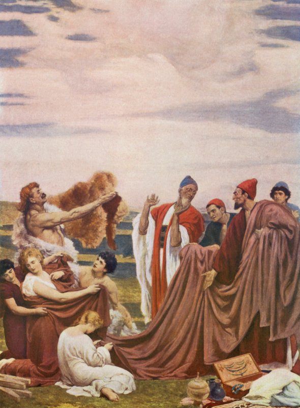 Phoenician Traders on the Coast of Britain by Frederic (after) Leighton