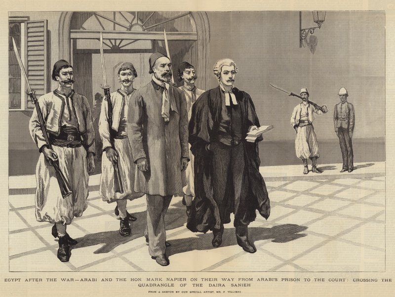Egypt after the War, Arabi and the Honourable Mark Napier on their Way from Arabi