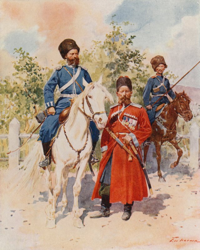 Cossacks of the Guard and Imperial Bodyguard by Frederic de Haenen
