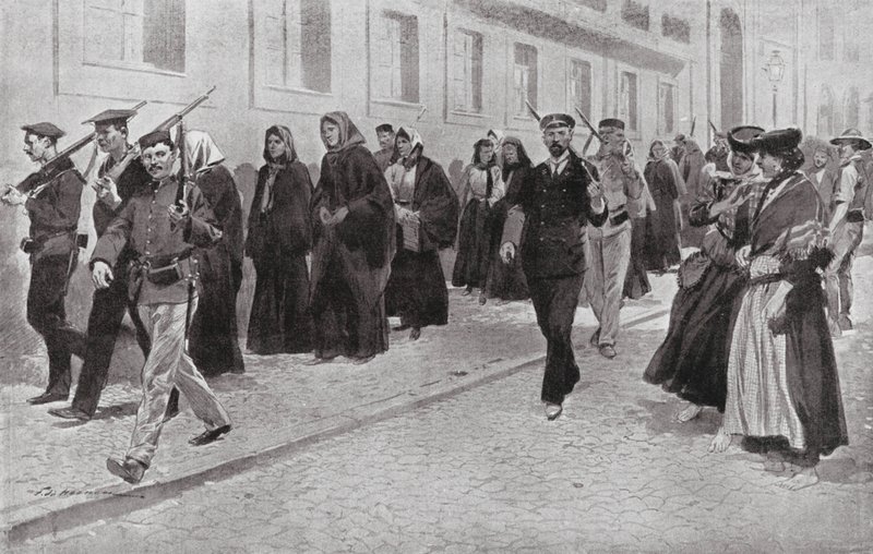 Nuns under Republican Protection during the Revolution by Frederic de Haenen