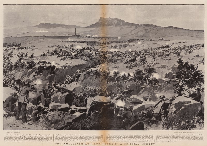 The Ambuscade at Koorn Spruit, a Critical Moment by Frederic de Haenen