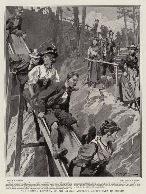 The Annual Festival of the German-Austrian Alpine Club in Berlin by Frederic de Haenen