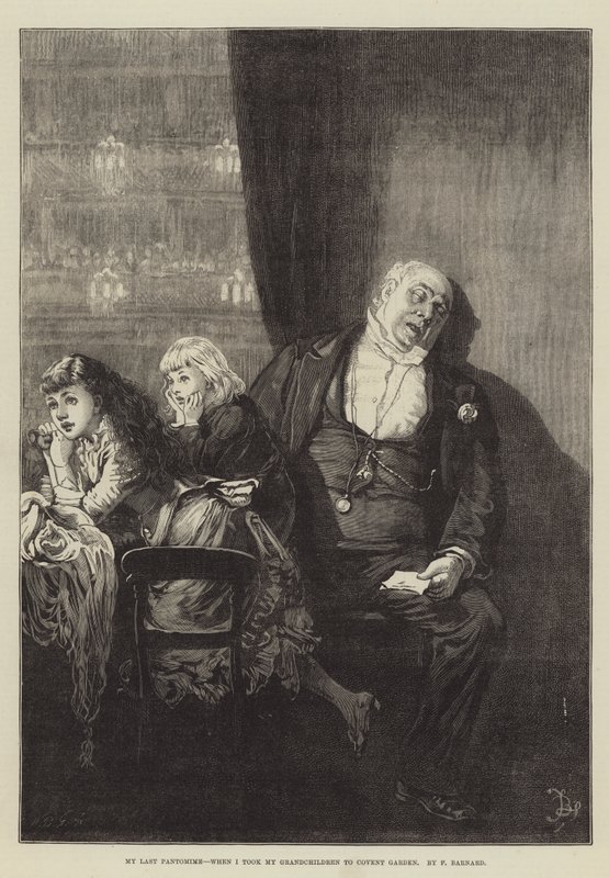My Last Pantomime, when I took My Grandchildren to Covent Garden by Frederick Barnard