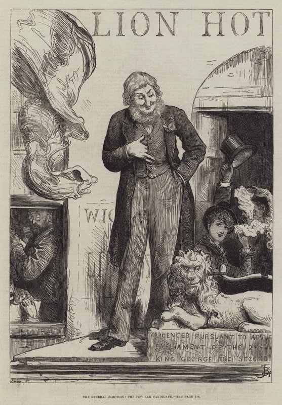 The General Election, the Popular Candidate by Frederick Barnard