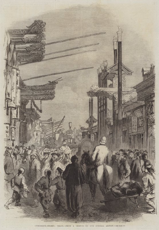 Curiosity-Street, Pekin by Frederick John Skill