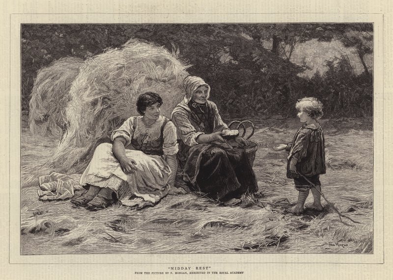 Midday Rest by Frederick Morgan