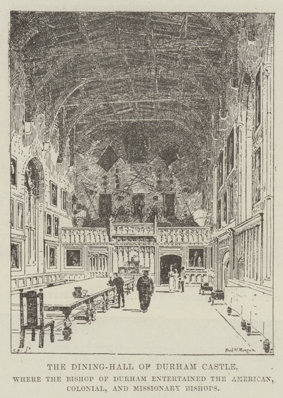 The Dining-Hall of Durham Castle by Frederick Morgan