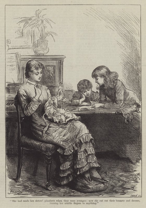 People I Have Met, the Governess (engraving) by Frederick (attr. to) Barnard