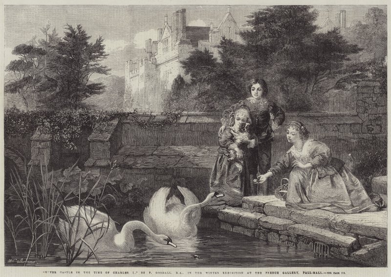 Hever Castle in the Time of Charles I by Frederick Goodall