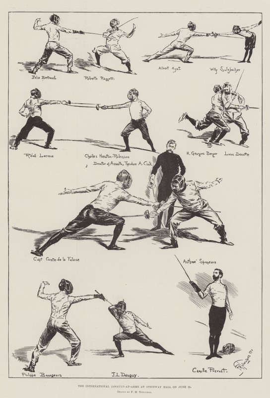 The International Assault-at-Arms at Steinway Hall on 15 June by Frederick Henry Townsend