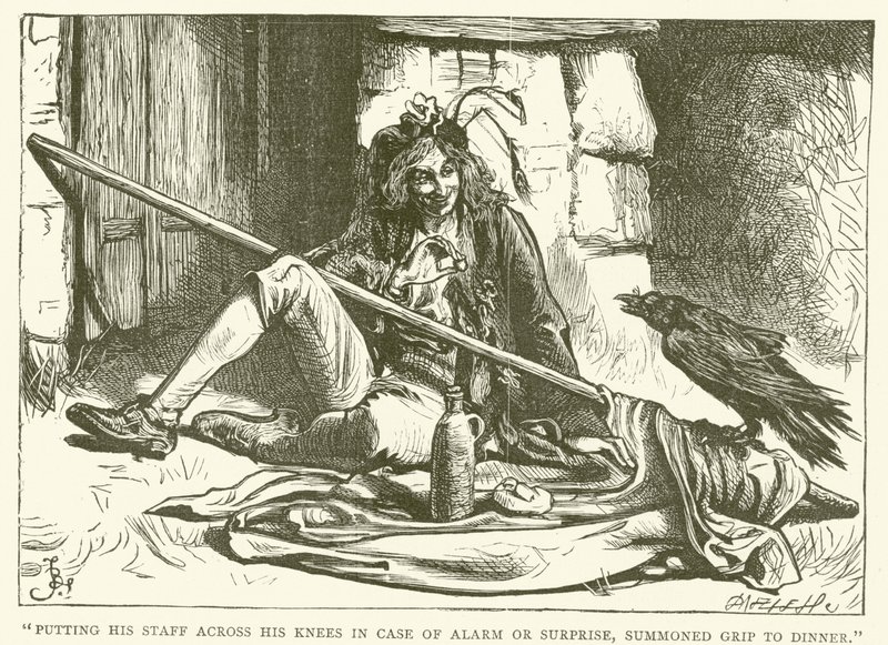 Illustration for Barnaby Rudge by Frederick L. Bernard