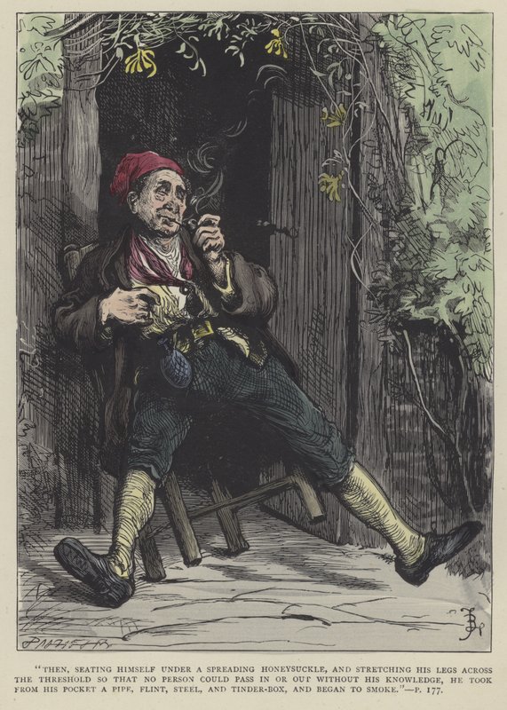 Illustration for Barnaby Rudge by Frederick L. Bernard
