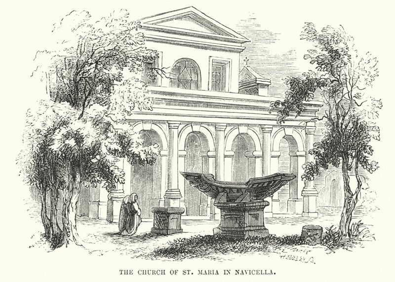 The Church of St Maria in Navicella by Frederick William Fairholt