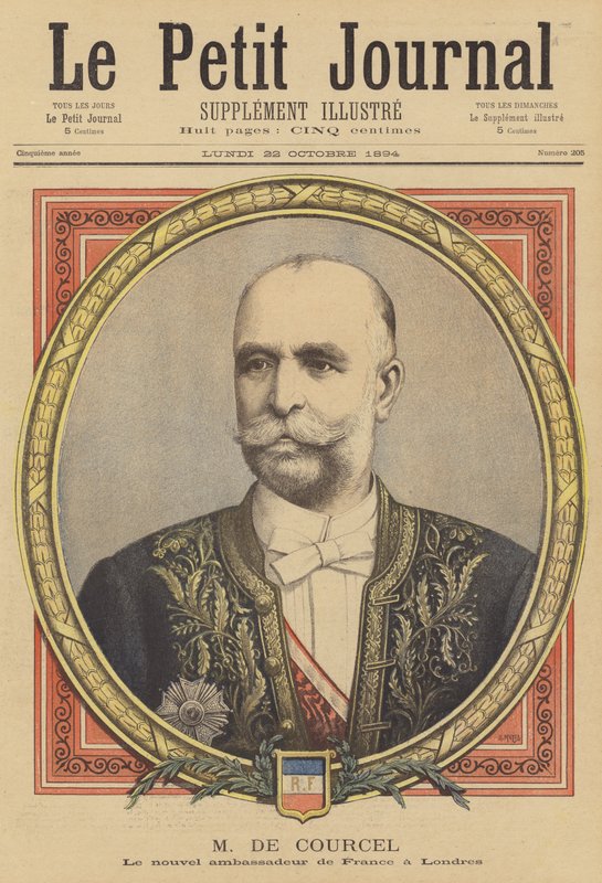 Alphonse Chodron de Courcel, New French Ambassador to London by French School