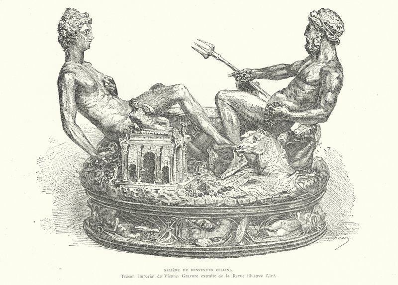 Cellini Salt Cellar, 1543 by French School
