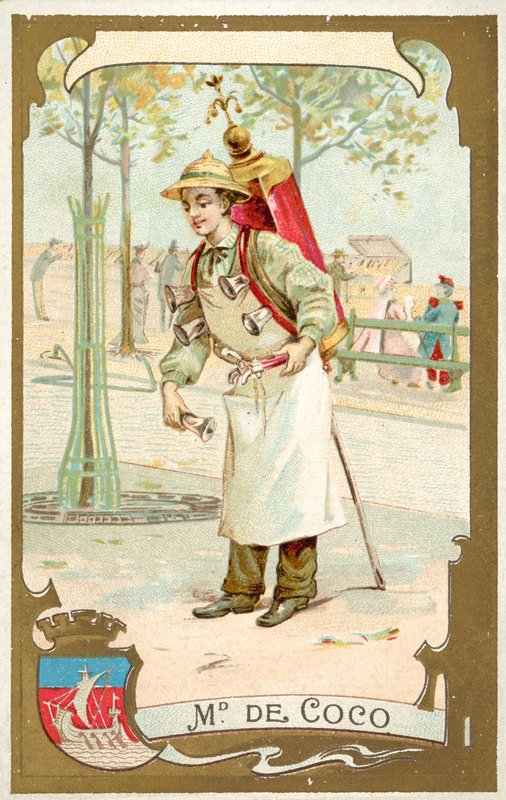 Cocoa vendor by French School