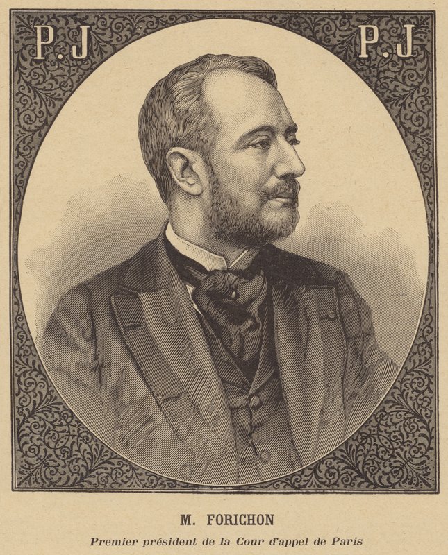 Emile Forichon, President of the Court of Appeal of Paris by French School