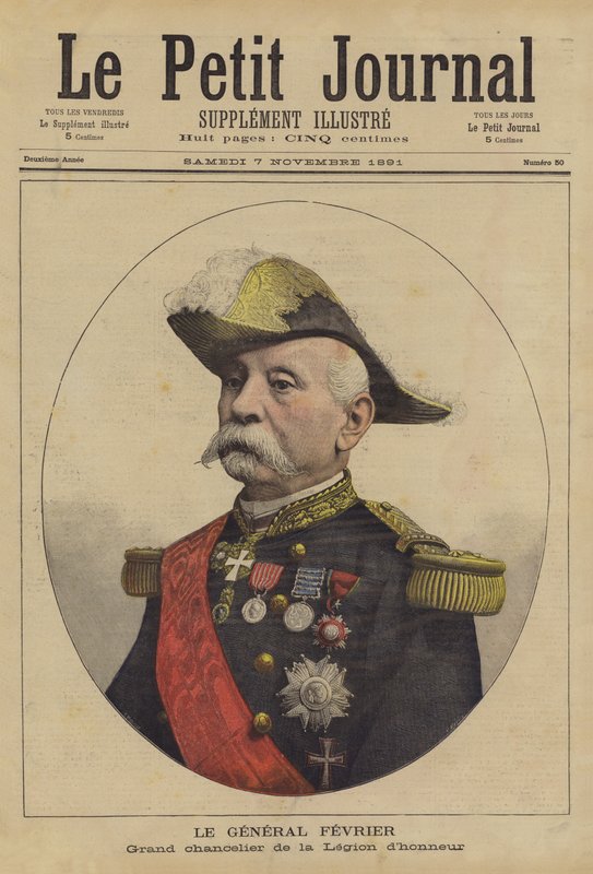 General Fevrier, Grand Chancellor of the Legion of Honour by French School