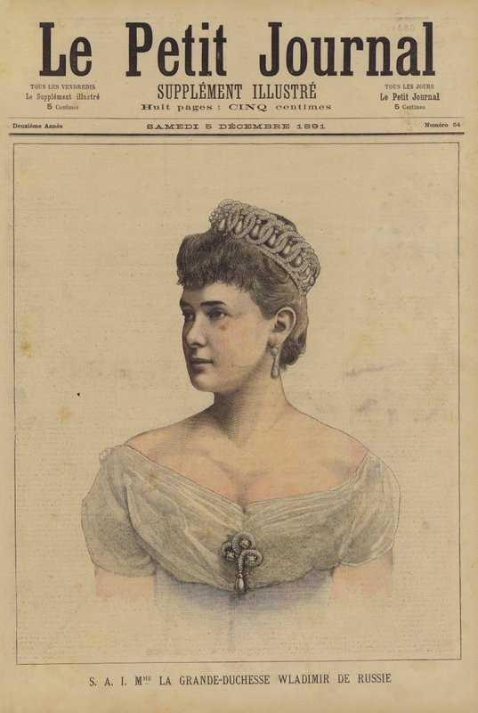 Grand Duchess Vladimir of Russia by French School