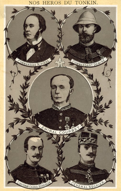 Our Heroes of Tonkin by French School