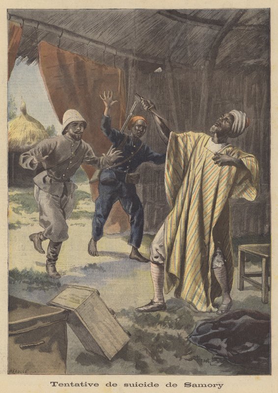 Suicide Attempt by Samory Toure by French School