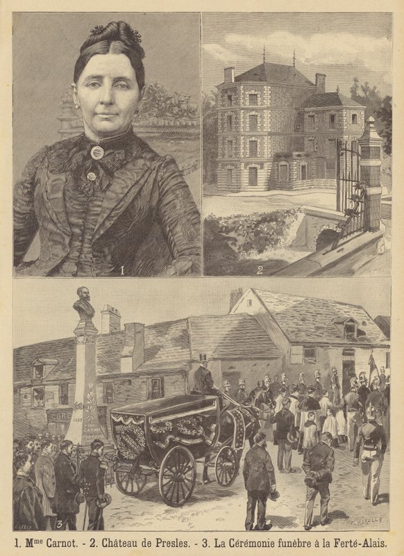 The Death of Madame Carnot by French School