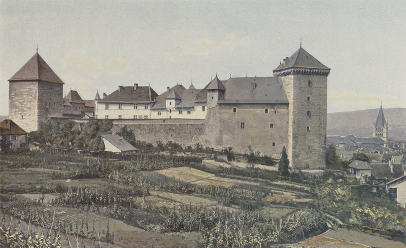 Annecy, View of the Castle, S E Ensemble by French Photographer