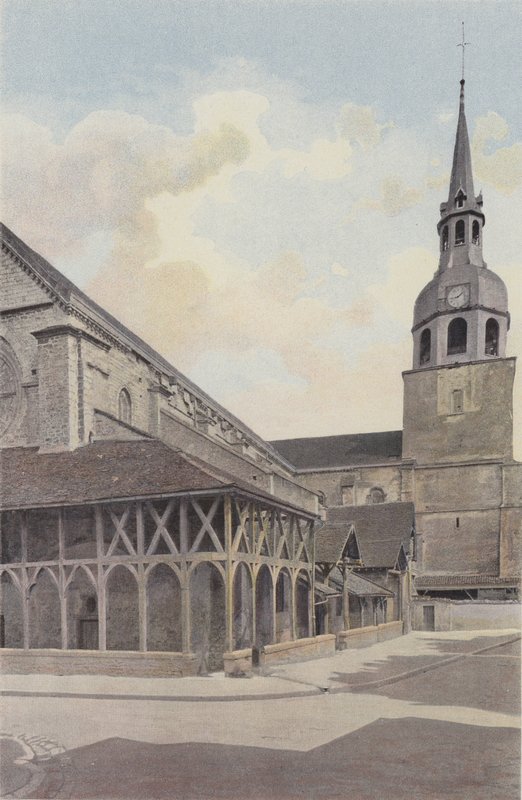 Bar-sur-Aube, Saint-Pierre Church, Southwest View by French Photographer