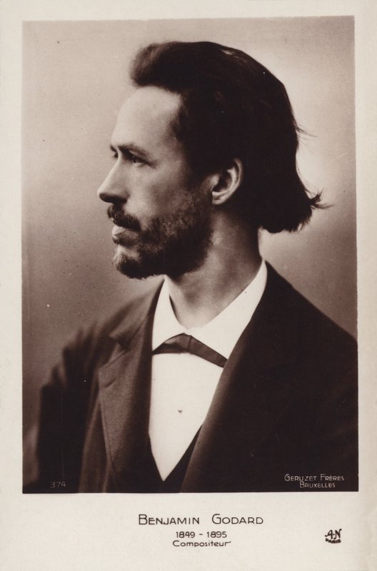 Benjamin Godard, French violinist and Romantic composer (1849-1895) by French Photographer