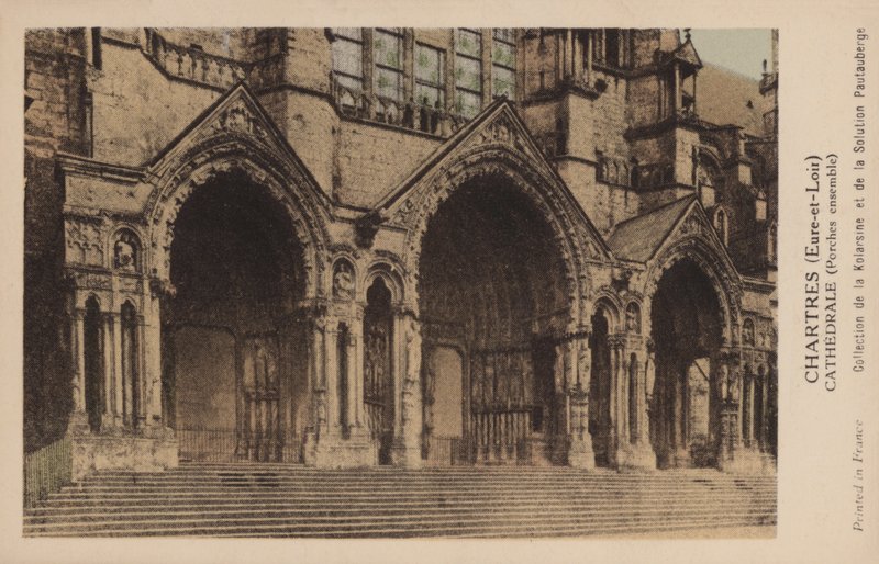 Chartres, Eure-et-Loir, Cathédrale, Porche Ensemble by French Photographer
