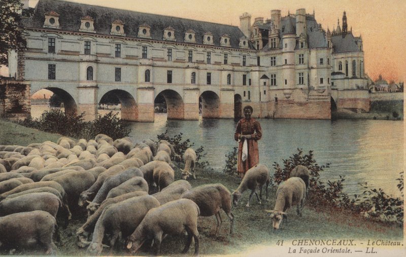 Chenonceaux, Le Château, La Façade Orientale by French Photographer