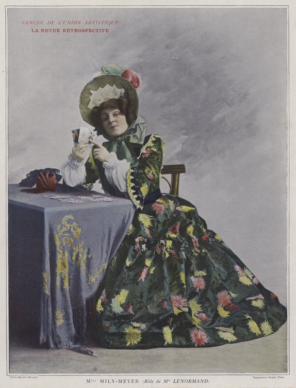 Emilie Mily-Meyer as Mademoiselle Lenormand in The Retrospective Review by French Photographer