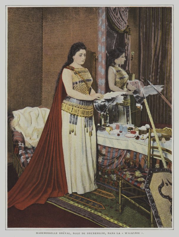French Soprano Lucienne Breval in the Role of Brunnhilde in Richard Wagner