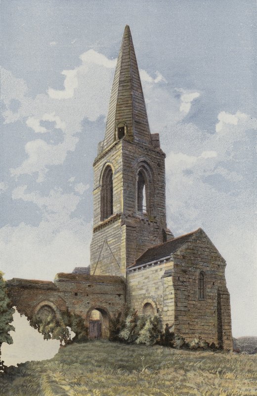 Gennes, St-Eusebe Church by French Photographer