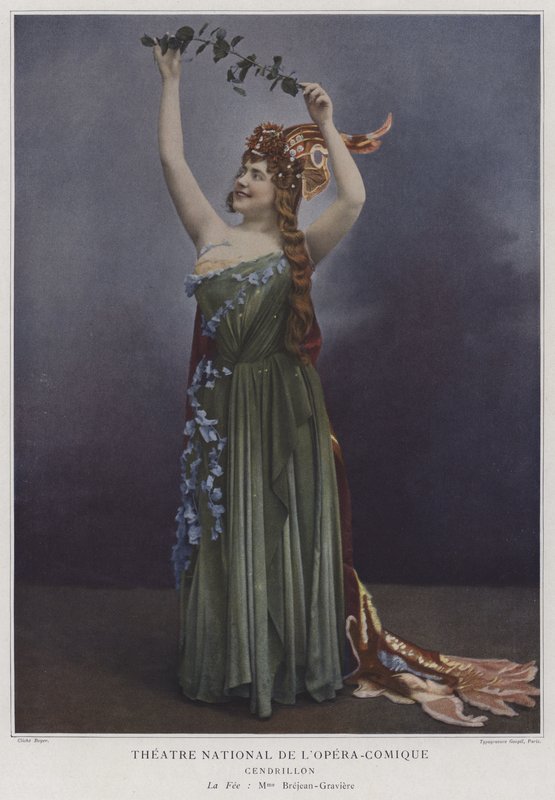 Georgette Brejean-Graviere as the fairy in Cinderella by French Photographer