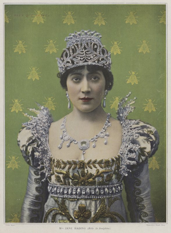 Jane Hading as Josephine in Plus que Reine by French Photographer