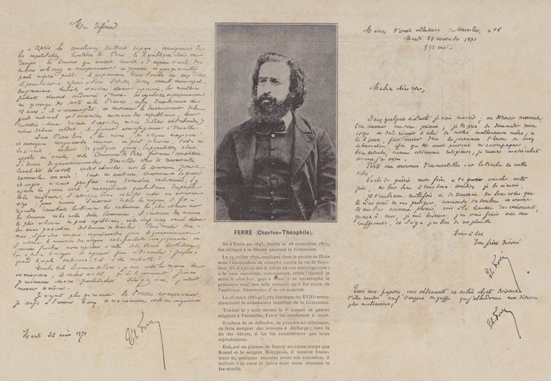 La Commune de Paris, Charles-Theophile Ferre by French Photographer