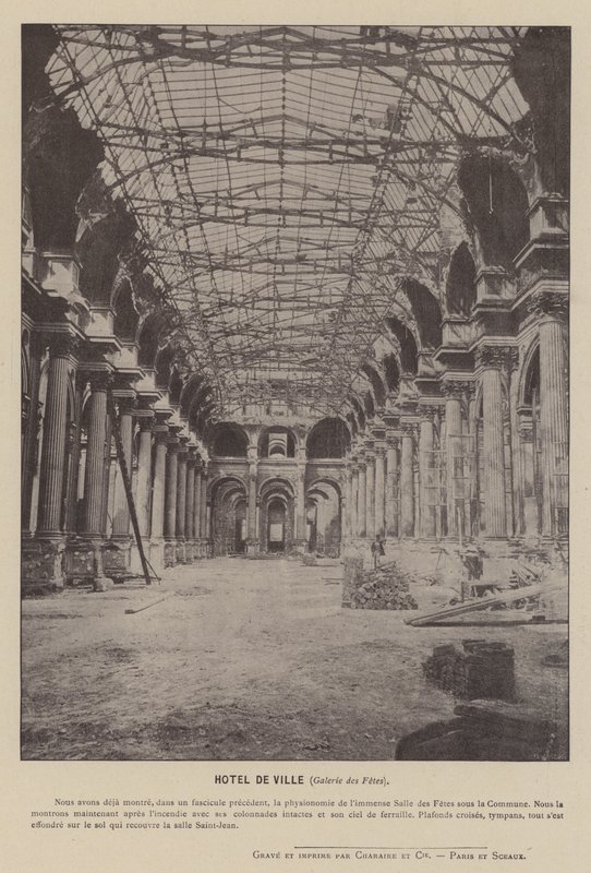 The Commune of Paris, Hotel De Ville, Gallery of Festivals by French Photographer