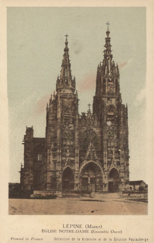 Lepine, Church Notre Dame by French Photographer