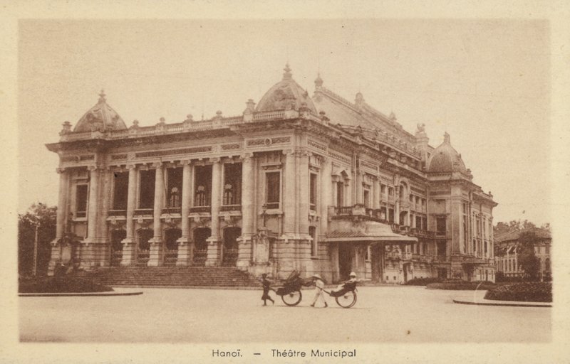 Municipal Theatre, Hanoi by French Photographer